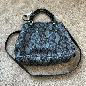 Marc Fisher snakeskin bag